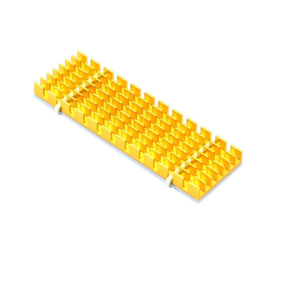 Dissipatore di calore fai da te 20 PZ Alluminio Dissipatore di Calore Pad Termici Dissipazione di Calore Radiatore Spessore for M.2 NGFF SATA PCI-E NVME m2 SSD Heatsint