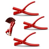 Crawfish Peeler, Crawfish Shucker, Crawfish Sheller Tool for Peeling Cooked Shrimp Tails, Universal Crayfish Shelling Device, Shrimp Peeler Seafood Tool Portable Lightweight Kitchen Gadgets(Red） (3)