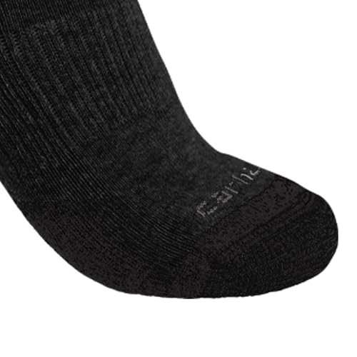 Carhartt Women's SL2623W Women's Midweight Cotton Blend Low Cut Sock 3-Pack3