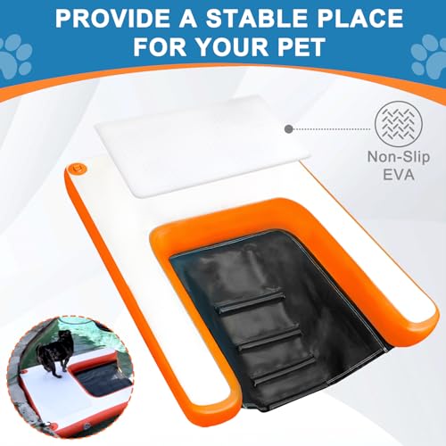 image for VOFiTNY Dog Docks Water Ramp Inflatable Pup Pool Step Protable Floatin