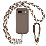 AICISINGN Handyhülle für Google Pixel 8A Hülle mit Band und Armband, Handykette Schutzhülle mit Schnur Kordel zum Umhängen TPU Weiche Cover Case für Google Pixel 8A, 04