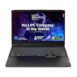 Lenovo IdeaPad Gaming 3 Intel Core i7-12700H 16″(40.64cm) WUXGA IPS 165Hz Gaming Laptop (16GB/512GB SSD/Win 11/Office 2021/NVIDIA RTX 3060 6GB/Alexa/3 Month Game Pass/Onyx Grey/2.6Kg),82SA00B2IN