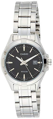 Montre femme Casio LTP-1308D-1A, l'éclat durable du bracelet acier métallisé