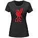 Liverpool Football Club Women's Black Official Logo T-Shirt