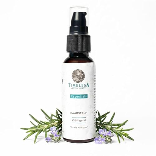 TBS Haar Kopfhautserum 50ml | Ayurvedisches Anti-Haarausfall & Haarwachstumsserum mit Rosmarin Kräuterextrakten Stärkt Haarwurzeln Fördert Natürliches Haarwachstum für Männer & Frauen