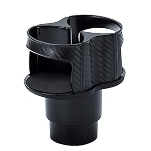 Support De Tasse De Boisson De Voiture pour Le Support De 2 Tasses, Boisson Non Alcoolisée Multifonctionnelle Peut Support De Stockage Réglable De Cendrier De Support De Bouteille De Café