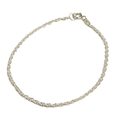 YUKATAN �V���o�[925 �g���v���b�g�`�F�[���u���X���b�g �����Y ���f�B�[�X ���j�Z�b�N�X silver925�� 16cm