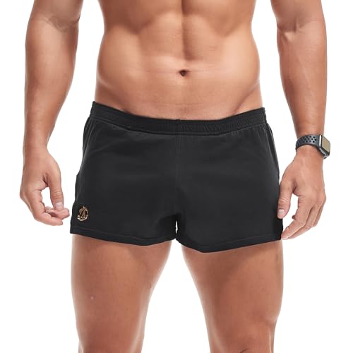 Short de sport léger coton homme évitant la surchauffe en bodybuilding