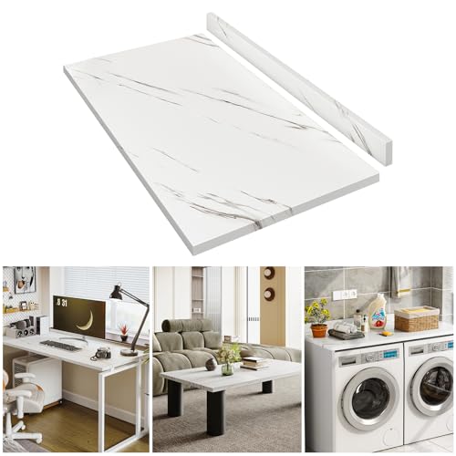 LOVMOR Laminate Wood Plywood Countertop 48"x25.56" Marble