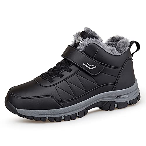 Xinghuanhua Homme Femme Hiver Bottes de Randonnée Imperméable Chaudes Fourrure Les Loisirs 35-48 Cover