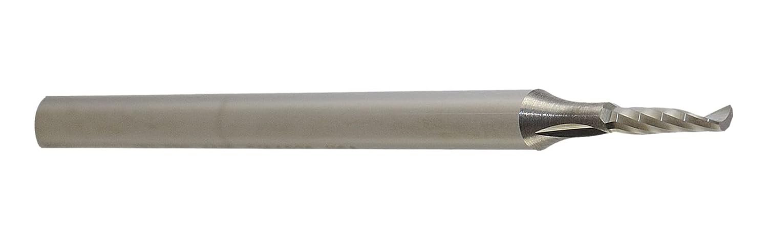LMT Onsrud 63-701 Solid Carbide Upcut Spiral O Flute Cutting Tool, Inch, Uncoated (Bright) Finish, 21 Degree Helix, 1 Flute - Image 3
