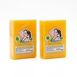 Maya Ananas Olivenöl Seife - Sanfte Körperpflege & Reinigung - 2er Pack Seifenstücke à 60g