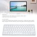 Ultra Thin Keyboard, Splashing Proof Russian Arabic English Bilingual Language Keyboard, Stylish Ergonomic Ultra Slim Full Size Bluetooth Keyboard for Computer (Russian)