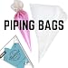 Industrial Strength 18 Inch Disposable Piping Bags | 100 Roll Dispenser Box - 100% Food Grade Disposable Pastry Bags - Cake Decorating Bags, Icing Bags, and Food Preparation Bags