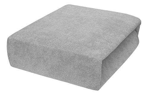 4mybaby GmbH Spannbettlaken Spannbettuch mit Neuster Technik Hergestellt Bettlaken mit Gummizug Frottee 22 Farben und 14 Größen