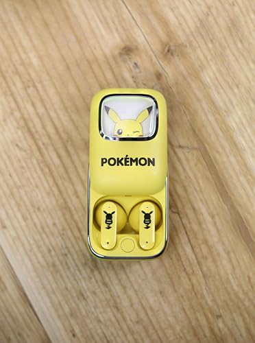 OTL Technologies Hello Pokémon Pikachu TWS słuchawki douszne z etui do ładowania