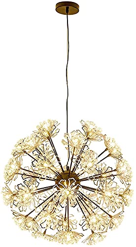 Lustre de pissenlit éclairage moderne de salon et grand luminaire plafond