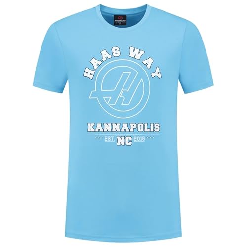 CMC Motorsports Haas Racing F1 Haas Way Kannapolis T-Shirt, Blue, L