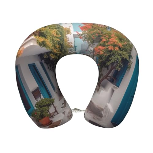 Almohada de espuma viscoelástica para cuello 30x25 cm miniatura 1