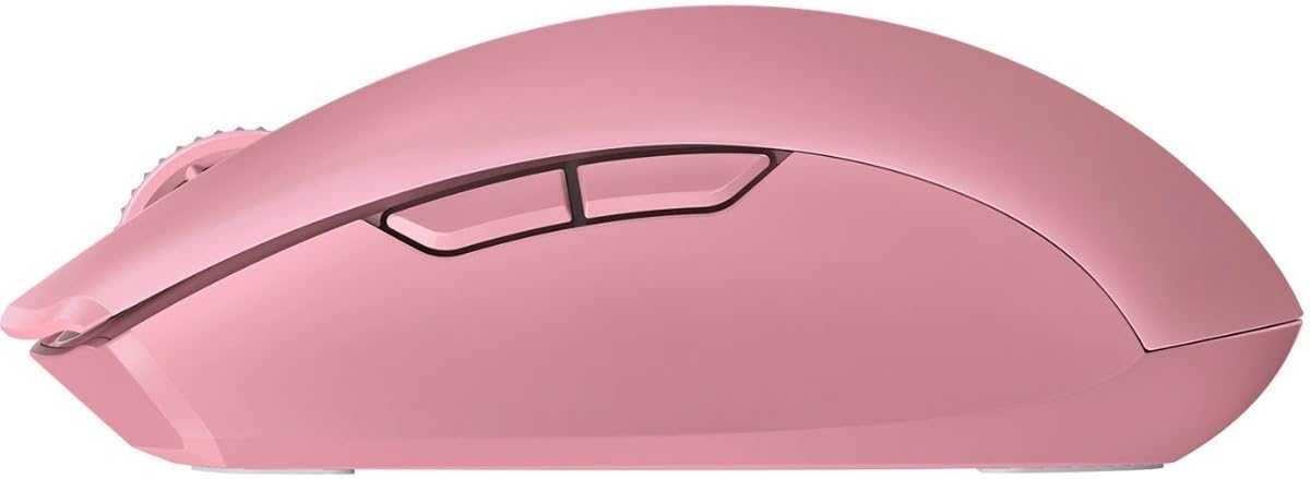 Razer Orochi V2 Mobile Wireless Gaming Mouse: Ultra Lightweight - 2 Wireless Modes - Up to 950 Hr Battery Life - Mechanical Mouse Switches - 5G Advanced 18K DPI Optical Sensor - Quartz Pink (Renewed)