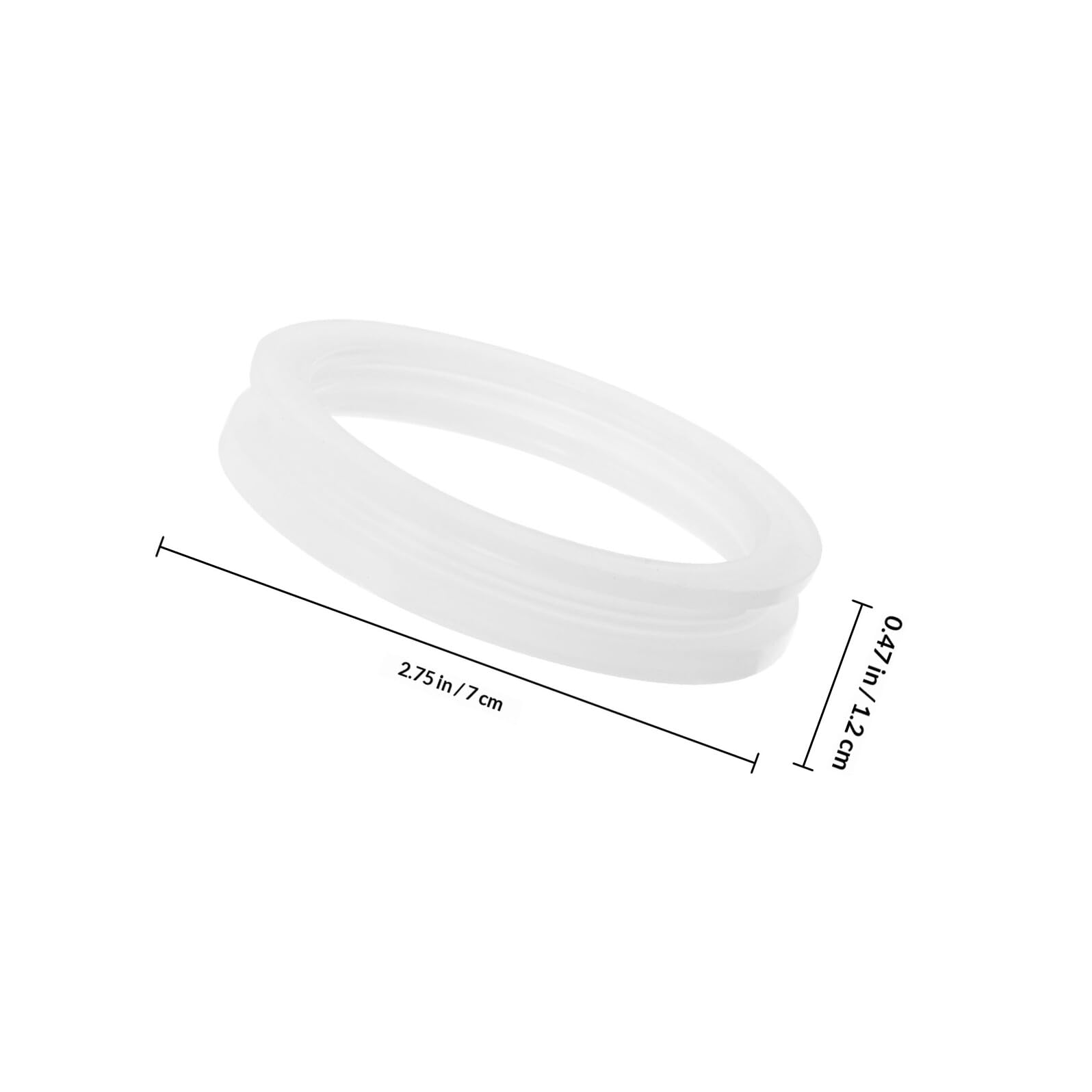 Juntas Tóricas de Silicona 58 Mm para Calentadores Solares de Agua, 72 Unidades Anillos de Sellado Resistentes para Tubos Colectores, Anillos de Repuesto para Evitar Filtraciones