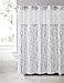 Hookless RBH40MY080 Cherry Bloom Shower Curtain with Peva Liner -  White Lilac