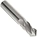 Melin Tool CCMG-DP Carbide Drill Mill, Uncoated (Bright) Finish, 30 Deg Point Angle, 4 Flutes, 2.5