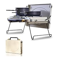 Amazon | バーベキューコンロ アウトドア用 OD缶 強火力7kW 2口コンロ