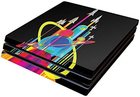 MightySkins Skin Compatible with Sony PS4 Pro Console - Space Poster | Protective, Durable, and Unique Vinyl Decal wrap Cover | Easy to Apply, Remove, and Change Styles | Made in The USA