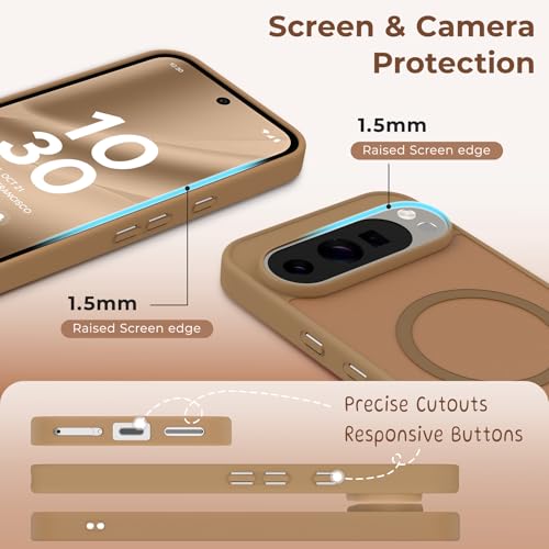 Coque Google Pixel 10 compatible MagSafe antichoc translucide