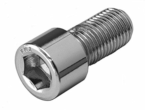 Cy-Chrome MPB217S Alloy Steel Socket Head Cap Screw, 5/16"-18 x 1, Chrome (Pack of 10)