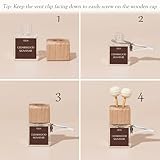 OLGA Car Air Freshener for Men – 8ml Cedarwood Signature Clip-on Diffuser with Wooden Reeds – Long-Lasting Luxury Car Scent with Real Cedarwood – Elegant, Natural and Strong – Up to 30 Days - Image 6