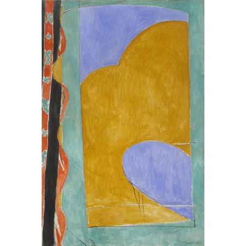 Henri Matisse Le rideau jaune impression giclée enroulée grand format 101x127 cm