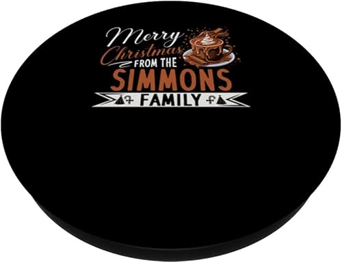 Miniatura 2 de Simmons Family Christmas Costume Hot Chocolate Matching PopSockets Standard PopGrip