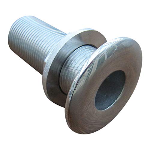 Boat Hull Skin Fitting, Pipe Inlet/Outlet - 316 Marine Grade Stainless Steel - 3/4"