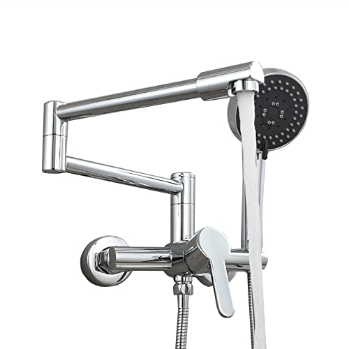 Robinet de baignoire pliable pour optimiser l'espace de votre bain familial