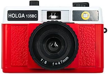 135BC Red and White 35mm Camera