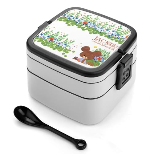 弁当箱 くまのがっこう ランチボックス 二段 お弁当箱 おべんとう箱 ランチケース 大人用 子供用 学生 仕事 通勤 1000ml