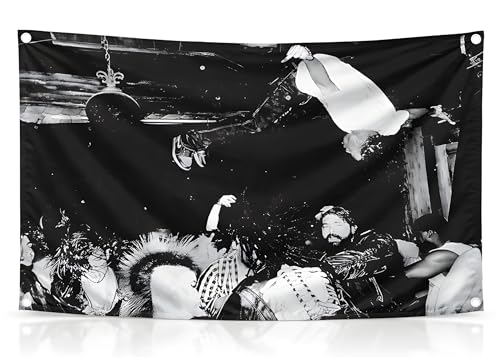 3x5 Feet Polyester Playboi Carti Die Album Cover Single Sided Flag with 4 Brass Grommets - Music Banner Aesthetic Decorative - Flag Suitable For Indoor And Outdoor Decorate for College Dorm