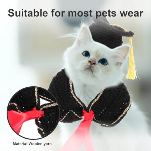 Disfraz de Graduación para Perro Luxshiny M miniatura 7