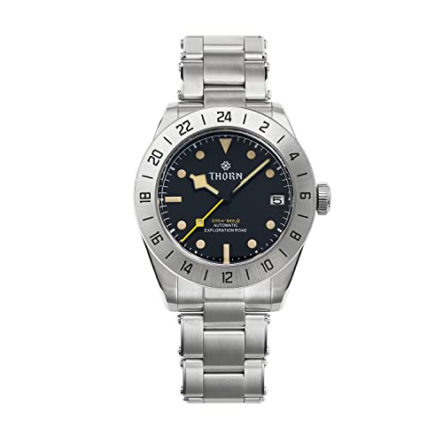 TACTICAL FROG Thorn BB58 Yrv 39mm ubN_C Tt@CANX^ NH35 [ug XeXX`[uXbg 200M h _Co[EHb`, CG[ƃubNB, _Co[A