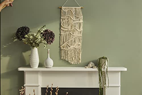 Tapiz Olas de nudos DMC: decora tu salón con un estilo boho chic único 7