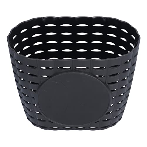 Children Bike Basket Car Basket Plant Basket Hanging Basket Christmas Thickened Shopping Basket Plastic for Gifts Stroller Thickened Plastic Chests Trunks (Black)