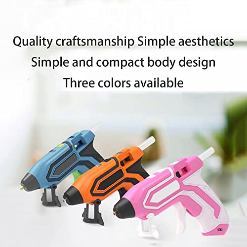 Cbuqb Cordless & Rechargeable Hot Melt Glue Gun Large Blue Lithium Glue Gun Home Children Crafting Diy For Holiday Cards Festival Packaging Design Home Repairs Glue Gun Kit With 5 Glue Sticks #TOP1