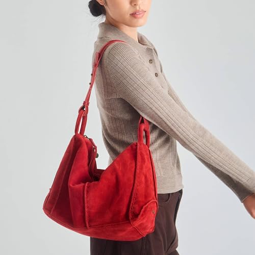 Image of The Sak Los Feliz Hobo Purse - Premium Large Leather Women's Handbag for Everyday & Travel - Durable Purse With Zipper Pocket
