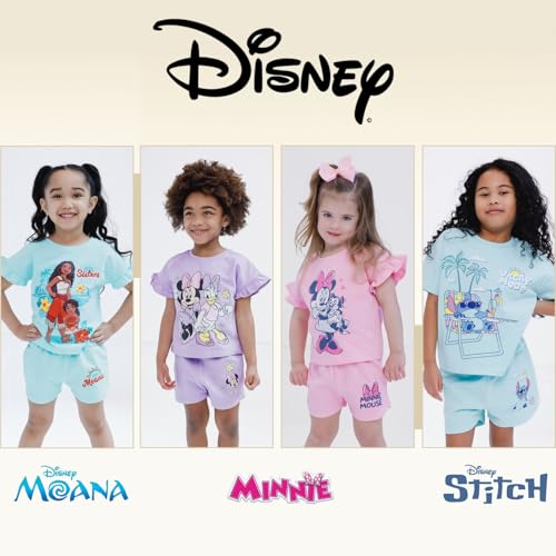 Image of Disney French Terry T-Shirt and Shorts Outfit Set Infant to Big Kid Sizes (12 Months - 14-16)