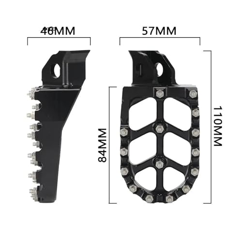 Repose-Pieds Remplacement Suzuki DR650SE RM85 DRZ125L anti slip