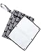 Sarah Wells Pumparoo Wet/Dry Bag for Breast Pump Parts (Black and White)