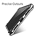 iPhone X Case Thin Lightweight Transparent Shock Absorbing TPU Bumper Frame Scratch Resistant Drop Protection Wireless Charging Compatible Apple iPhone 10 (2017) Crystal Clear