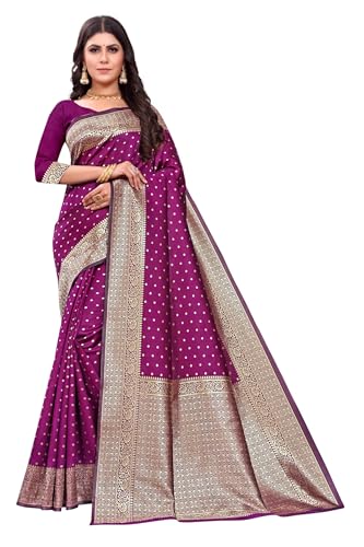Image of Avantika Fashion Women's Kanjivaram Soft Silk Banarasi Sarees With Blouse Piece